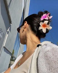 Thumbnail for FRANGIPANI FLOWER HAIR CLIP 8CM MULTI - STUDIO JO STORE
