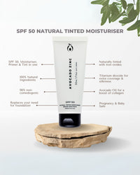 Thumbnail for AVOCADO ZINC - SPF 50 NATURAL TINTED MOISTURISER - STUDIO JO STORE