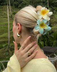 Thumbnail for FRANGIPANI FLOWER HAIR CLIP 8CM MULTI - STUDIO JO STORE