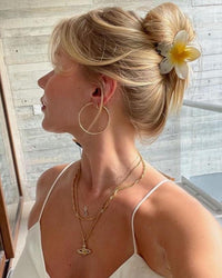 Thumbnail for FRANGIPANI FLOWER HAIR CLIP 8CM MULTI - STUDIO JO STORE