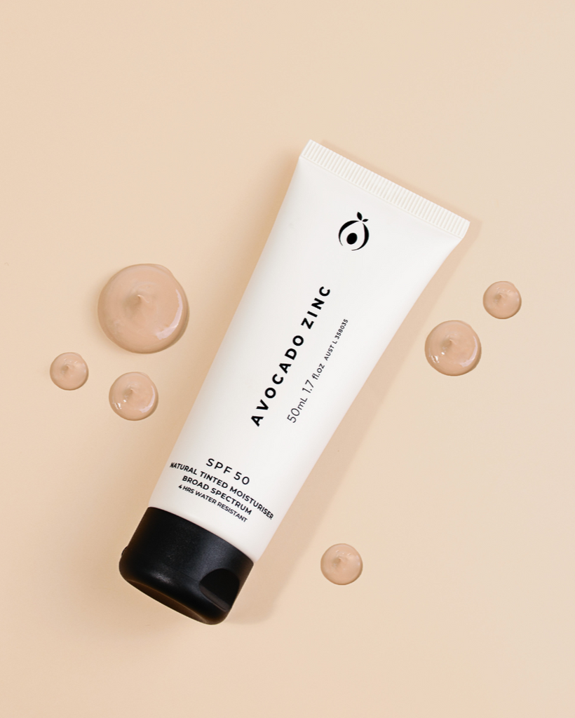 AVOCADO ZINC - SPF 50 NATURAL TINTED MOISTURISER - STUDIO JO STORE