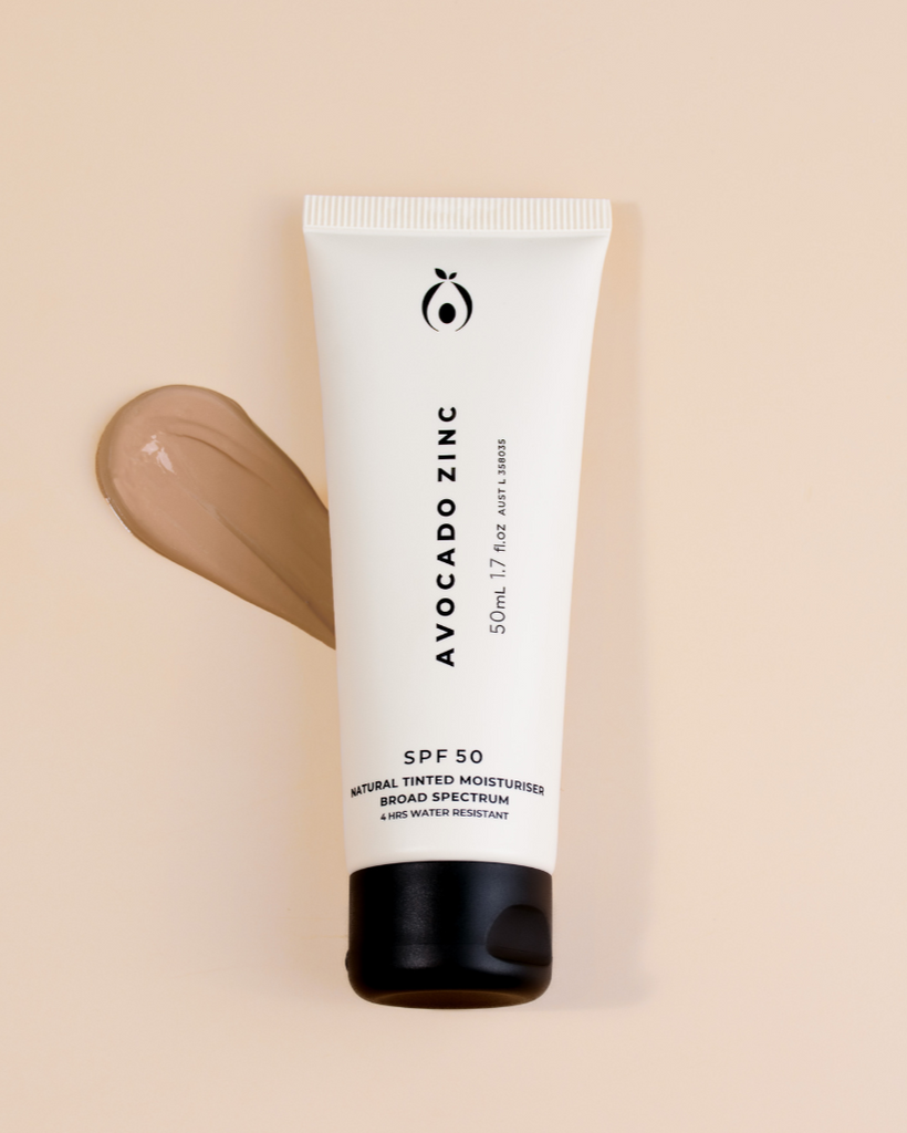AVOCADO ZINC - SPF 50 NATURAL TINTED MOISTURISER - STUDIO JO STORE