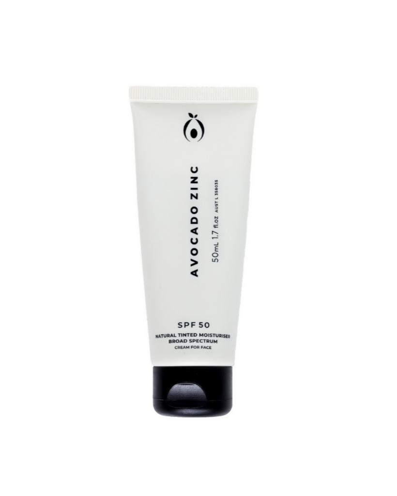 AVOCADO ZINC - SPF 50 NATURAL TINTED MOISTURISER - STUDIO JO STORE