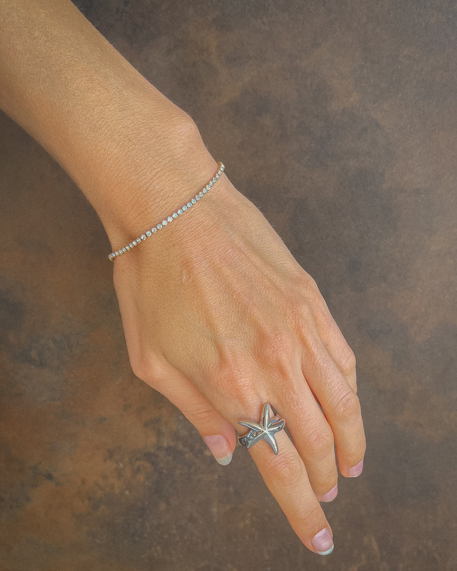 SIERRA STARFISH RING SILVER - STUDIO JO STORE  