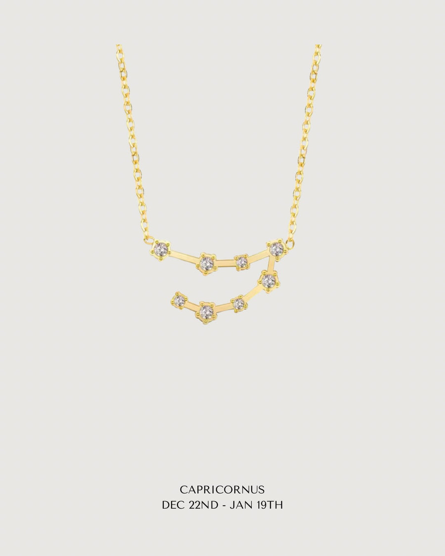 CELESTIAL POWER: GOLD ZODIAC STAR SIGN NECKLACE COLLECTION - STUDIO JO STORE  