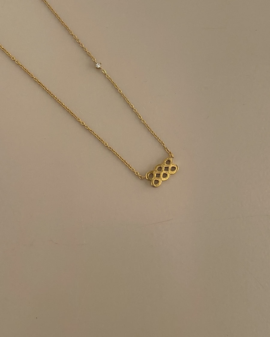 ANGEL NUMBER 888 CHOKER NECKLACE - BALANCE - GOLD - STUDIO JO STORE  