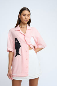 Thumbnail for By Johnny Owen Sun Shirt - Pink Multi