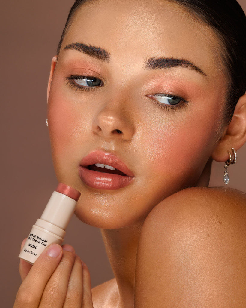 AVOCADO ZINC - SPF 50 NATURAL LIP & CHEEK TINT NUDE - STUDIO JO STORE  