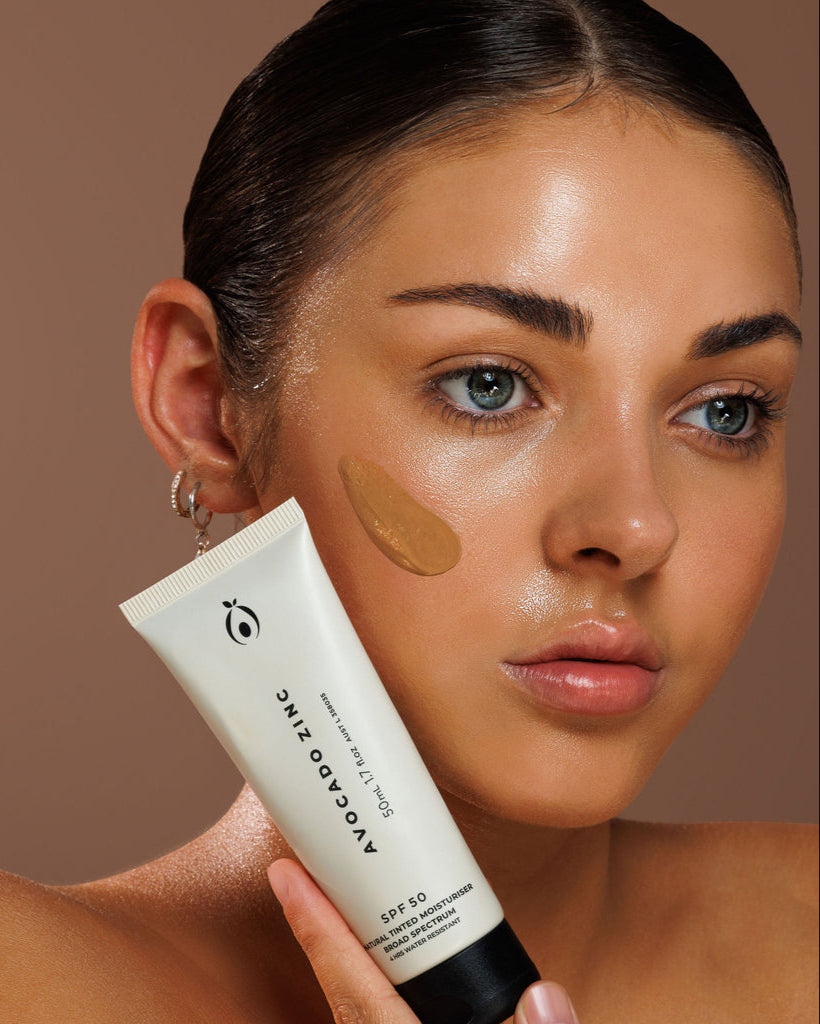 AVOCADO ZINC - SPF 50 NATURAL TINTED MOISTURISER - STUDIO JO STORE  