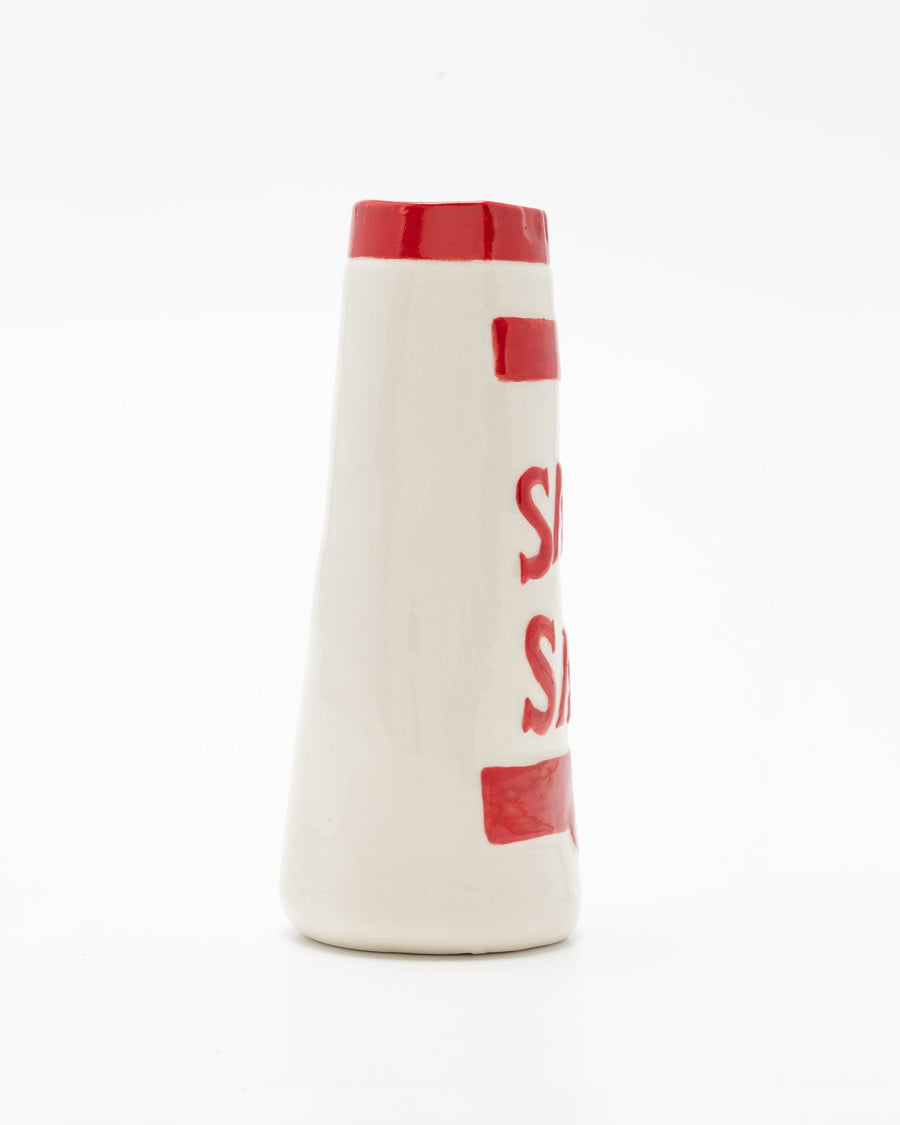 The Austin Flowers Saxa Salt Vase Red - STUDIO JO STORE  
