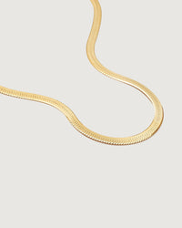 Thumbnail for Solace Bold Snake Chain Necklace – 18k Gold