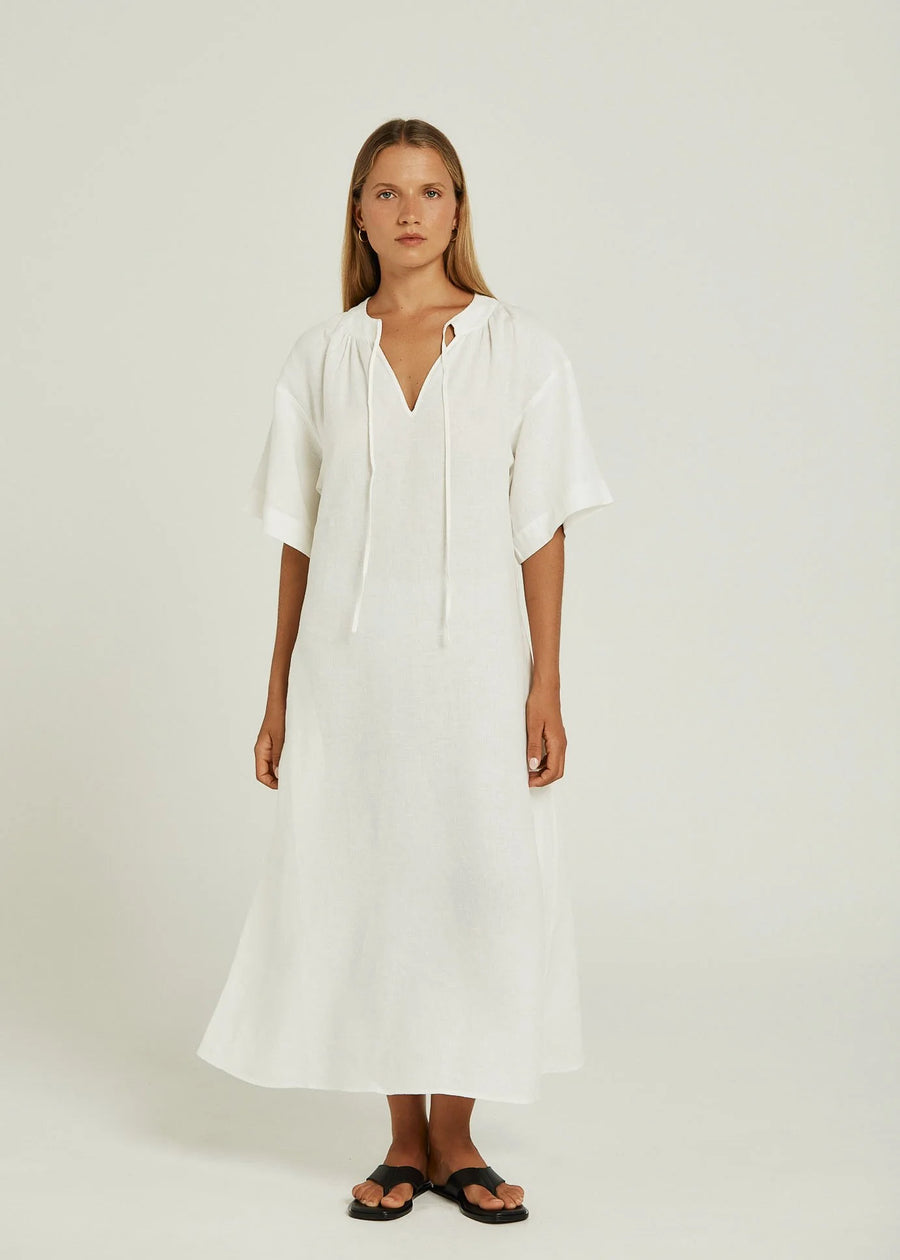 PIPPA RIDLEY JOSIE DRESS WHITE - STUDIO JO STORE  