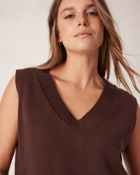 Thumbnail for Ceres Life V Neck Knit Vest