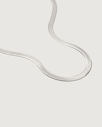 Thumbnail for Solace Bold Snake Chain Necklace – Silver