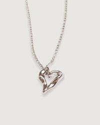 Thumbnail for HEART OF SILVER NECKLACE - STUDIO JO STORE  