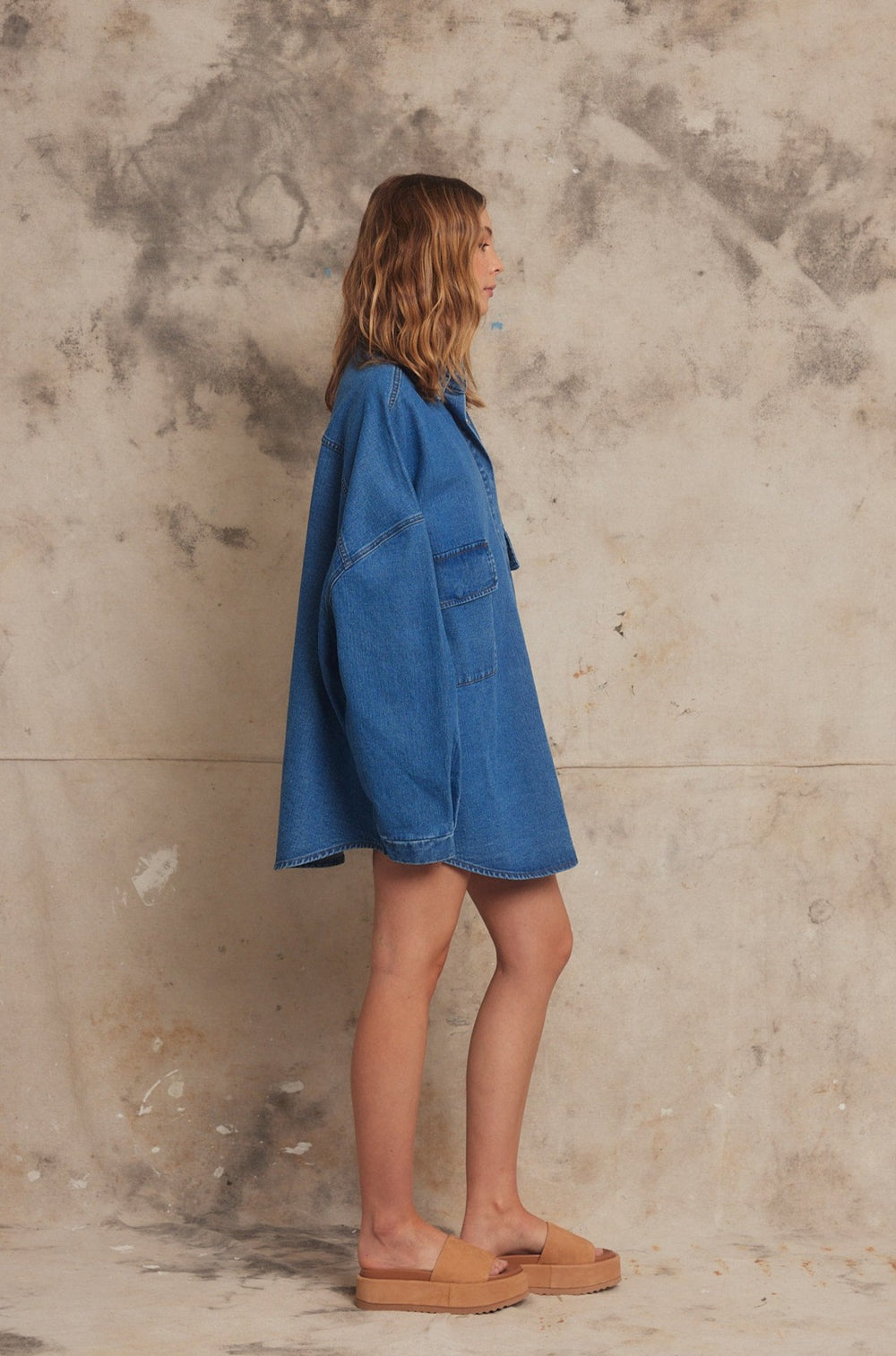 PIPPA RIDLEY - BABY SION SHIRT INDIGO DENIM - STUDIO JO STORE  