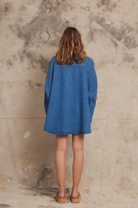 Thumbnail for PIPPA RIDLEY - BABY SION SHIRT INDIGO DENIM - STUDIO JO STORE  