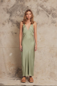 Thumbnail for PIPPA RIDLEY - ALESSI DRESS SAGE GREEN - STUDIO JO STORE  