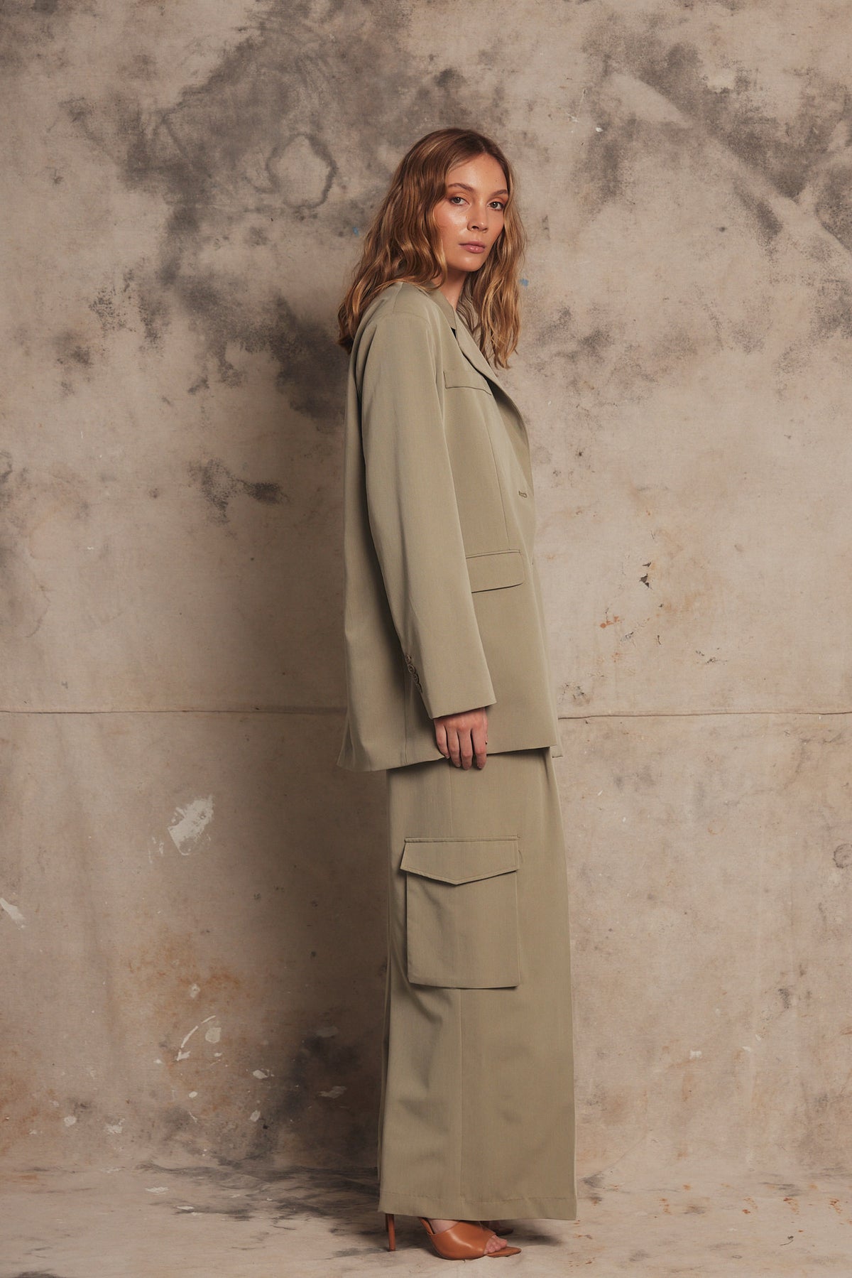 PIPPA RIDLEY - ADDISON PANT SAGE GREEN - STUDIO JO STORE  