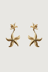 Thumbnail for GOLD STUD STARFISH DROP EARRINGS - STUDIO JO STORE  