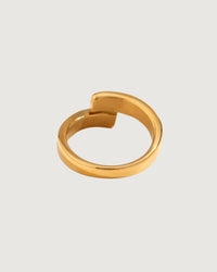 Thumbnail for AMANDA SHELL AND DIMOND SPIRAL RING 18K GOLD - STUDIO JO STORE  