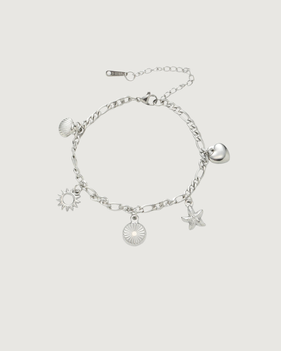 SUMMER CHARM BRACELET SILVER - STUDIO JO STORE  