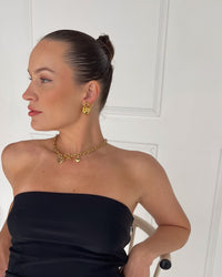Thumbnail for MALONE STUD EARRINGS 18K GOLD - STUDIO JO STORE  