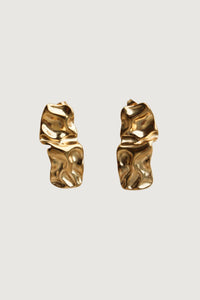 Thumbnail for GOLD TEXTURED STUD EARRINGS - STUDIO JO STORE  