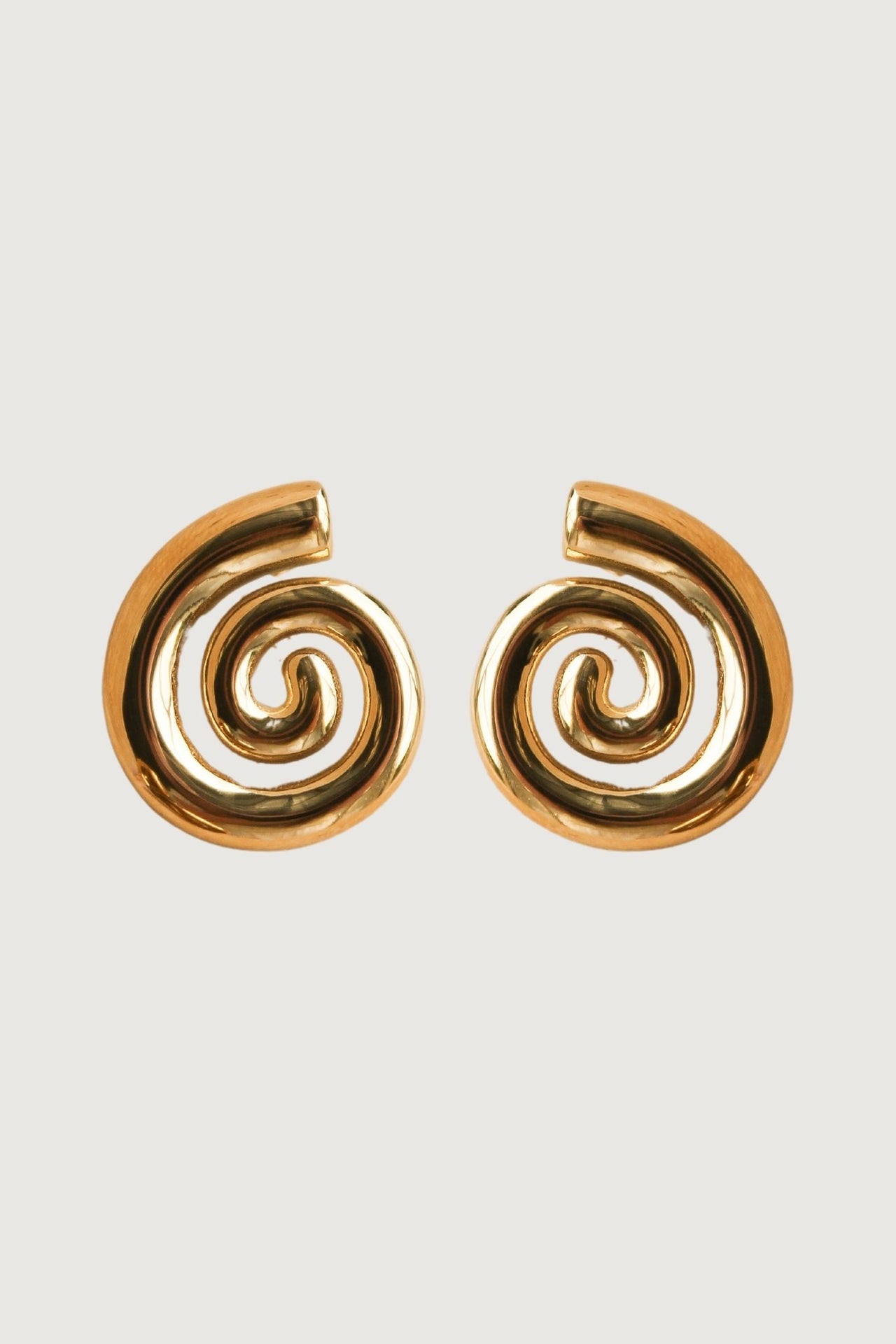 GOLD CONCH SHELL EARRINGS - STUDIO JO STORE  