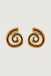 Thumbnail for GOLD CONCH SHELL EARRINGS - STUDIO JO STORE  