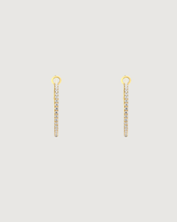 Thumbnail for MOISSANITE HOOP EARRINGS 18K GOLD - STUDIO JO STORE  