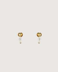 Thumbnail for MARQUISE-CUT STUD EARRINGS 18K GOLD PVD - STUDIO JO STORE  
