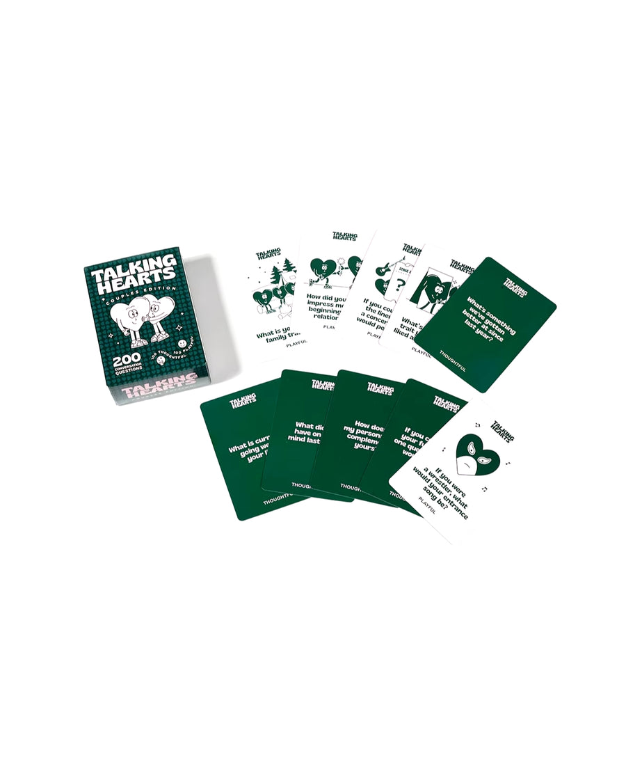 TALKING HEARTS COUPLES CONVERSATION CONNECTION CARD GAME - STUDIO JO STORE  