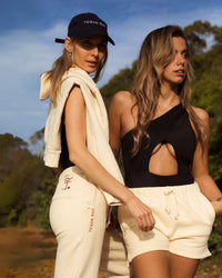 Thumbnail for Tegan Rae Track Short Butter - STUDIO JO STORE  