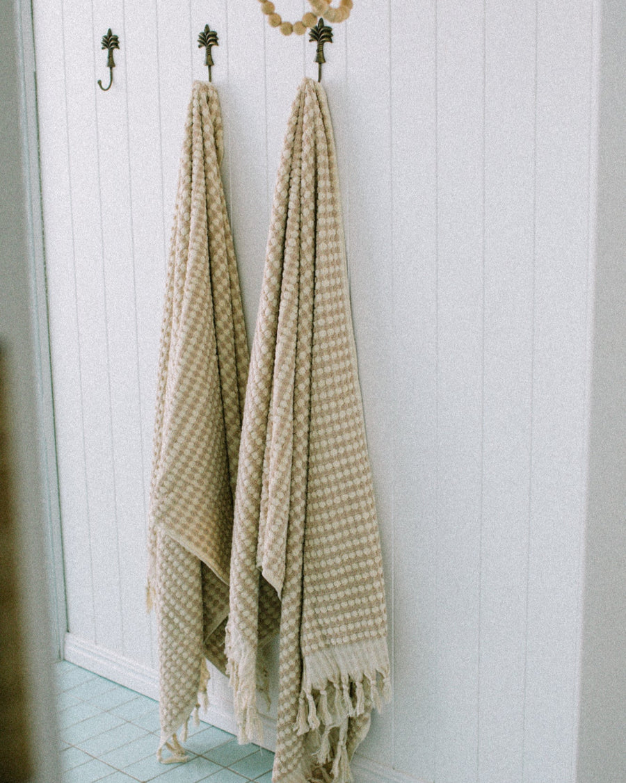 MAYDE CRESCENT TOWEL - SAND - STUDIO JO STORE  