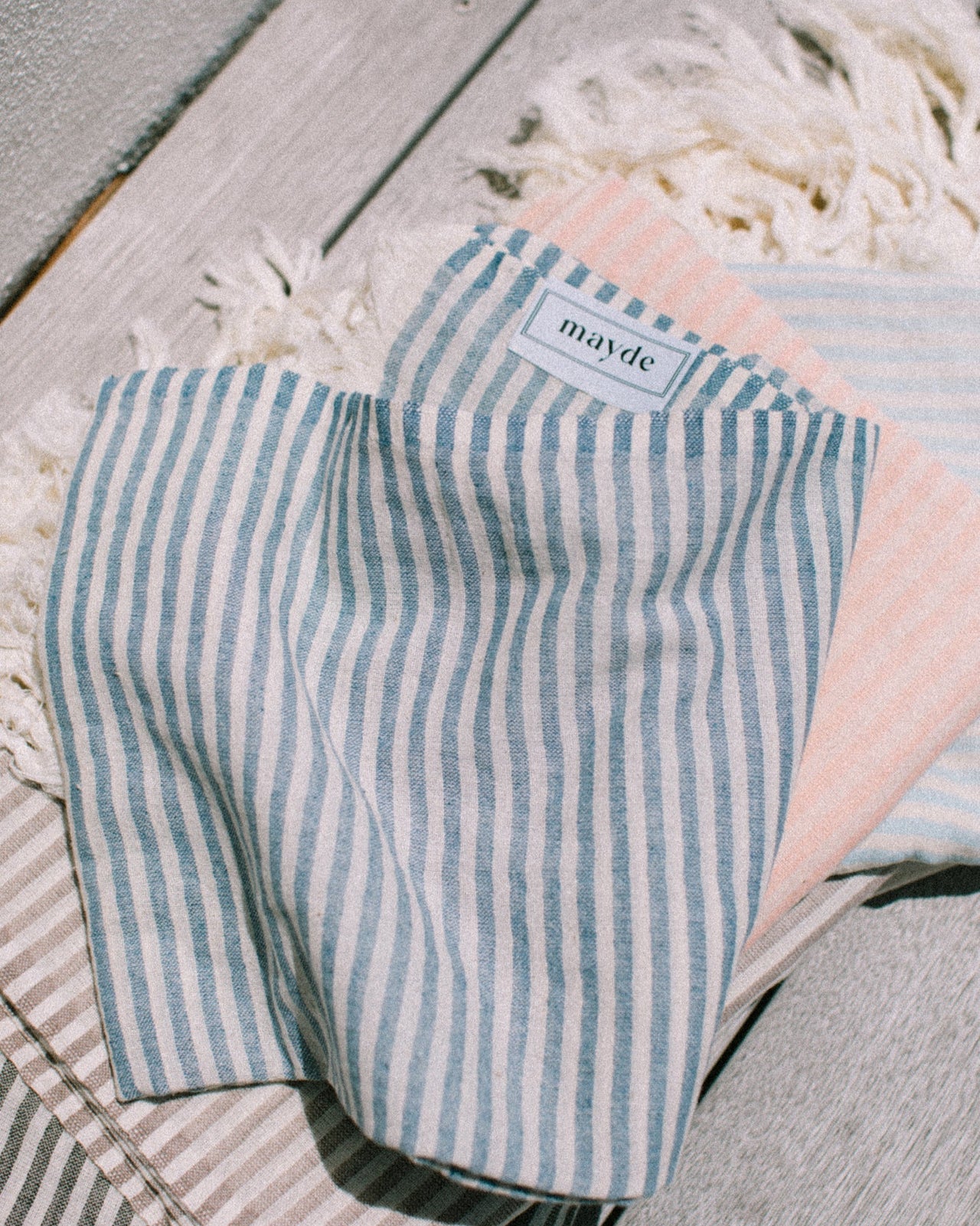 MAYDE NOOSA TOWEL - PEONY - STUDIO JO STORE  