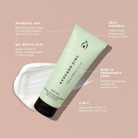 Thumbnail for Avocado Zinc - SPF 50 Natural Physical Sunscreen 100ml