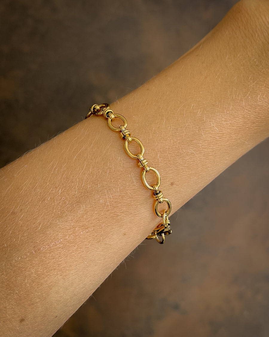 SOLIS CHAIN BRACELET 18K GOLD - STUDIO JO STORE  