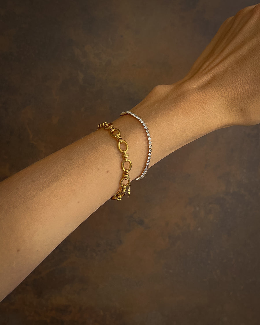 SOLIS CHAIN BRACELET 18K GOLD - STUDIO JO STORE  