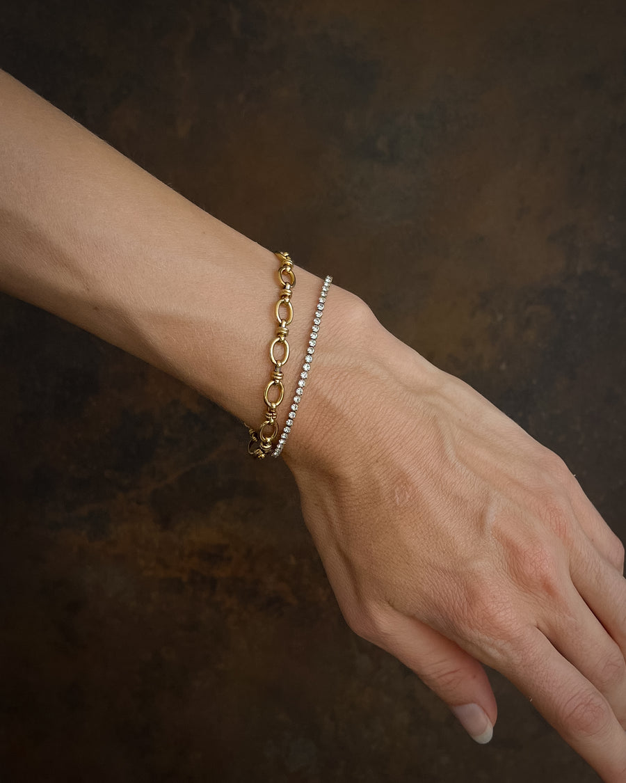 SOLIS CHAIN BRACELET 18K GOLD - STUDIO JO STORE  