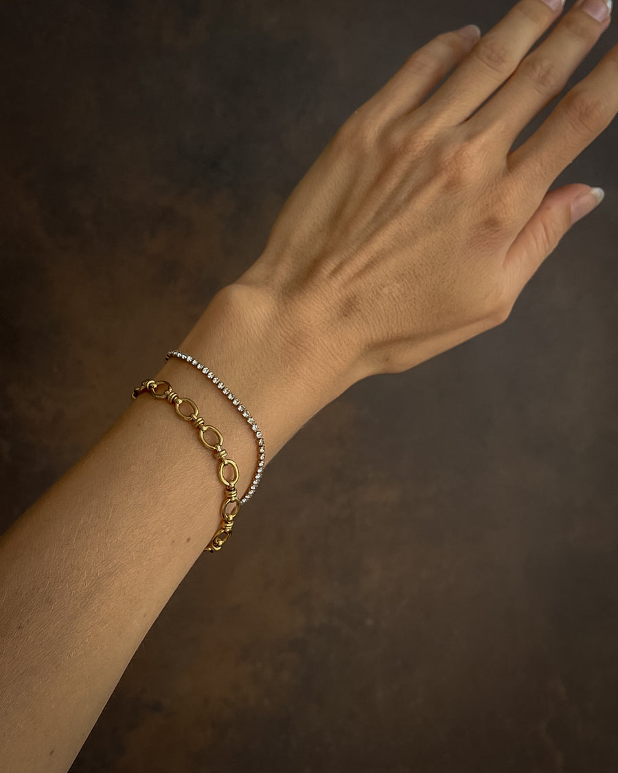 SOLIS CHAIN BRACELET 18K GOLD - STUDIO JO STORE  