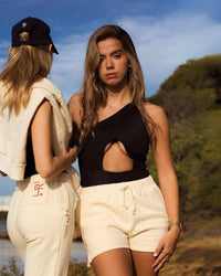 Thumbnail for Tegan Rae Track Short Butter - STUDIO JO STORE  