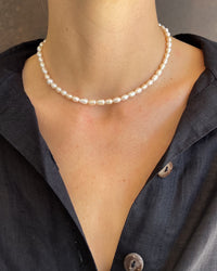 Thumbnail for FRESH WATER BAROQUE PEARL CHOKER NECKLACE