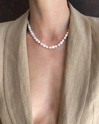 Thumbnail for Lunaria Frequency Pearl Necklace – 18K Gold
