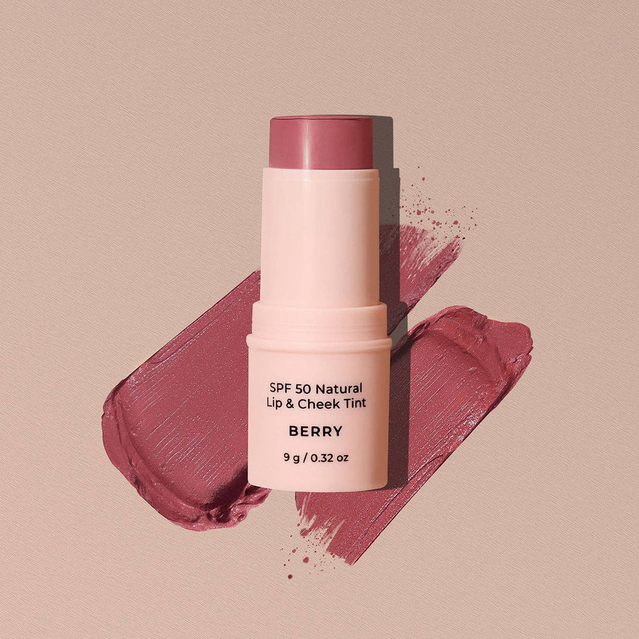 Avocado Zinc - SPF 50 Natural Lip & Cheek Tint: Red Earth