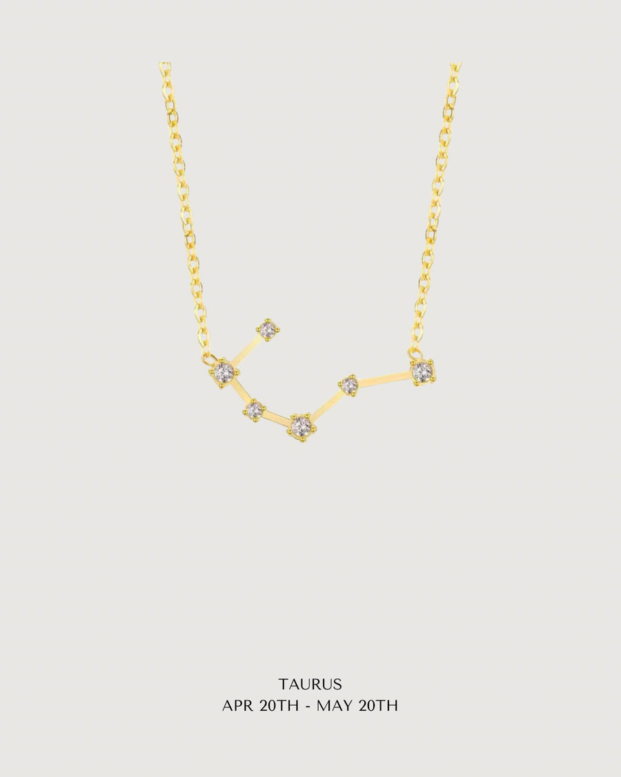 CELESTIAL POWER: GOLD ZODIAC STAR SIGN NECKLACE COLLECTION - STUDIO JO STORE  