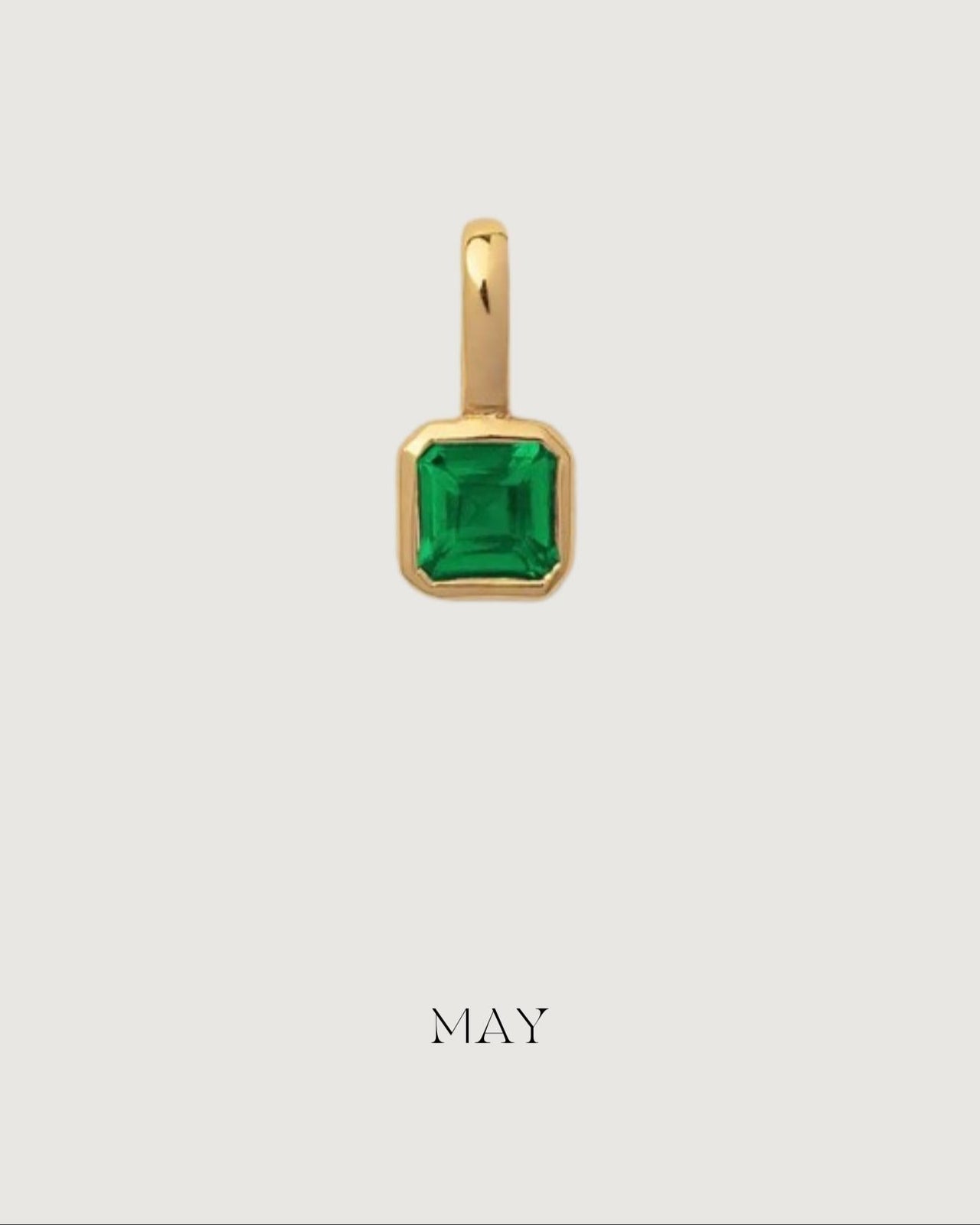GOLD CHARM BIRTHSTONE MULTI - STUDIO JO STORE  