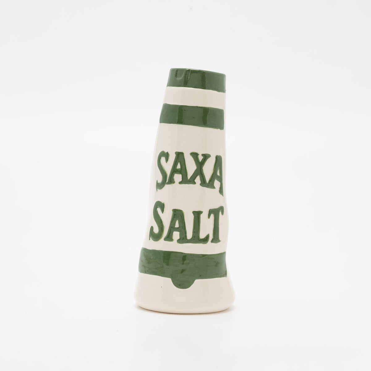 The Austin Flowers Saxa Salt Vase Green