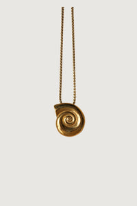 Thumbnail for GOLD CONCH SHELL NECKLACE - STUDIO JO STORE  