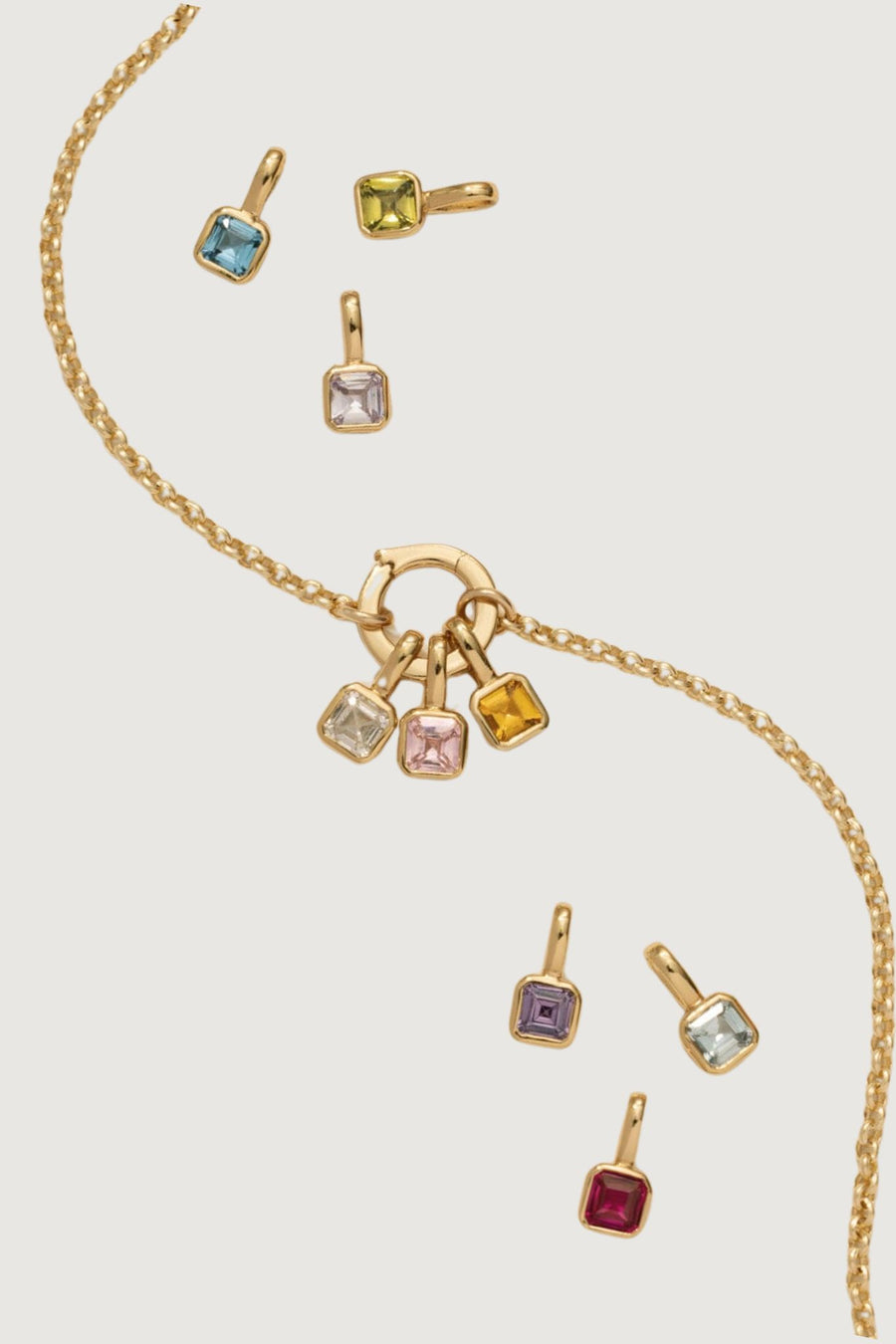 GOLD CHAIN CHARM NECKLACE - STUDIO JO STORE  